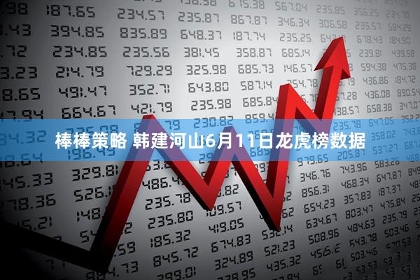 棒棒策略 韩建河山6月11日龙虎榜数据